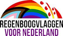 Regenboogvlaggen voor Nederland Logo